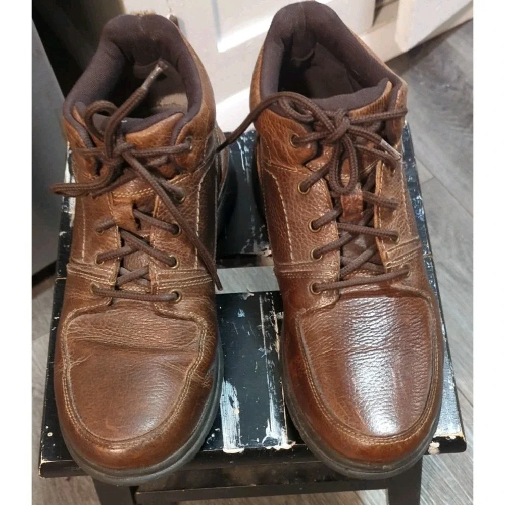 Rockport Eureka Plus Mens 11 W Hiking Boot Brown Leather CG8967 Workwear Outdoor